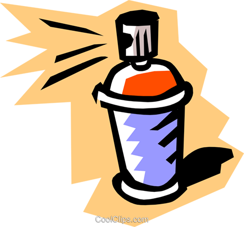 Spray Can - Lata De Spray Desenho Png (480x446), Png Download