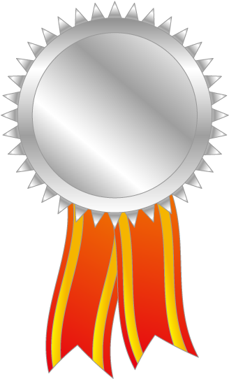 Silver Medal - Gold Medal Clipart (640x640), Png Download