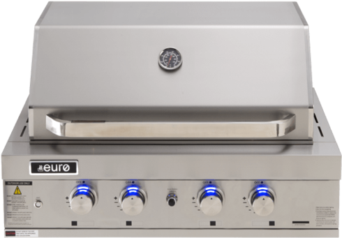 Bbq Built In 4 Burner Rotisserie - Barbecue (600x600), Png Download