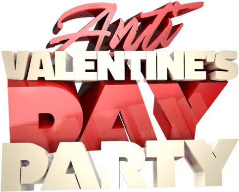 Anti-valentines Day - Graphic Design (1000x563), Png Download