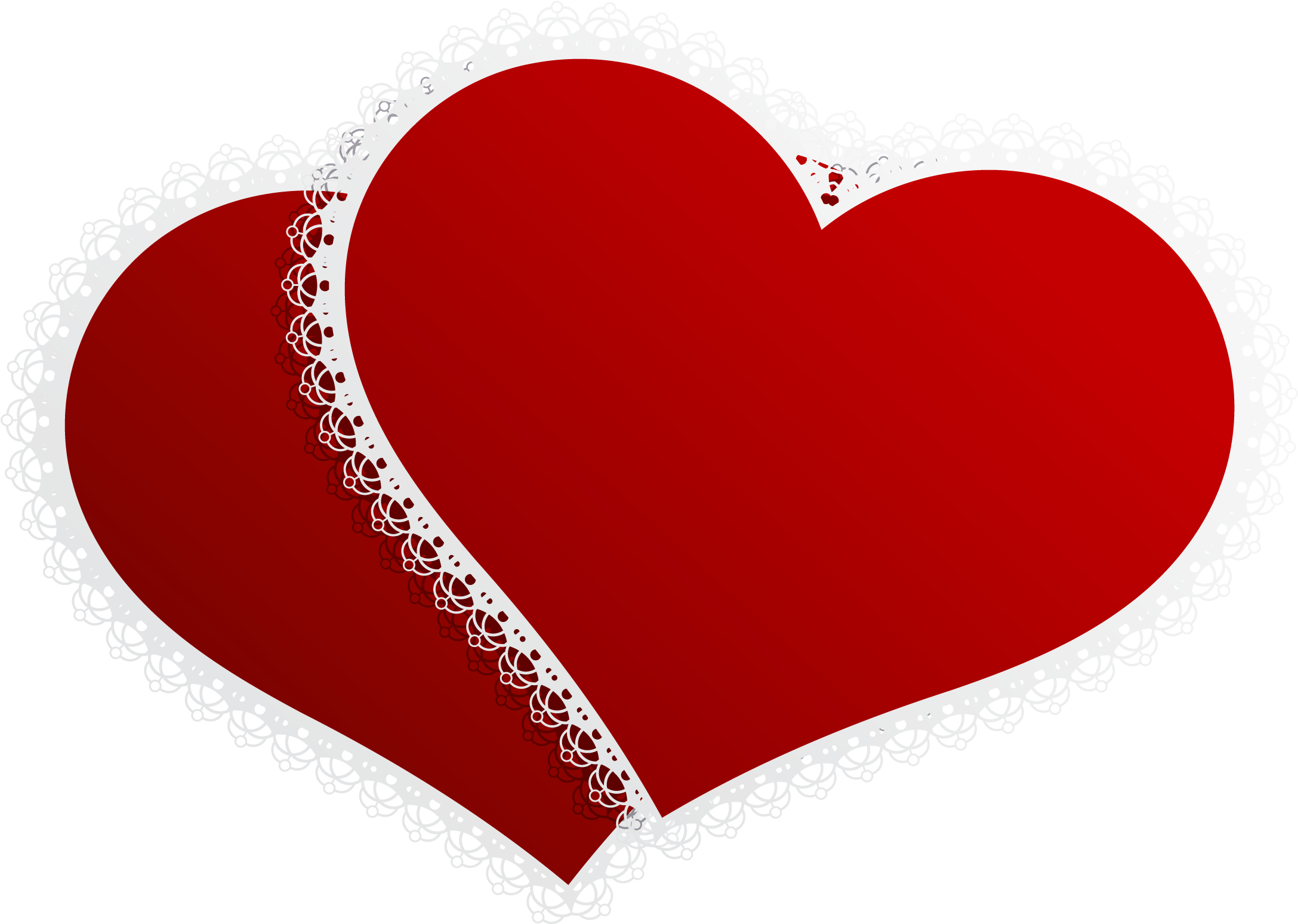 Valentine S Day Clipart Wedding Heart Double Heart Png Full Size Png Download Seekpng