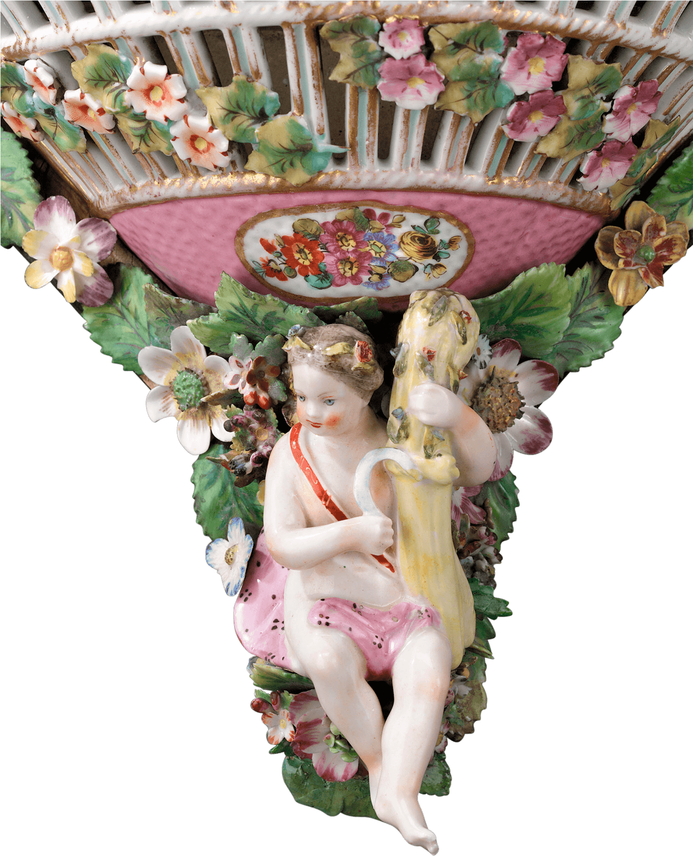 Meissen Porcelain Wall Shelves - Meissen Porcelain Wall Shelves 28-8189 (1400x1750), Png Download
