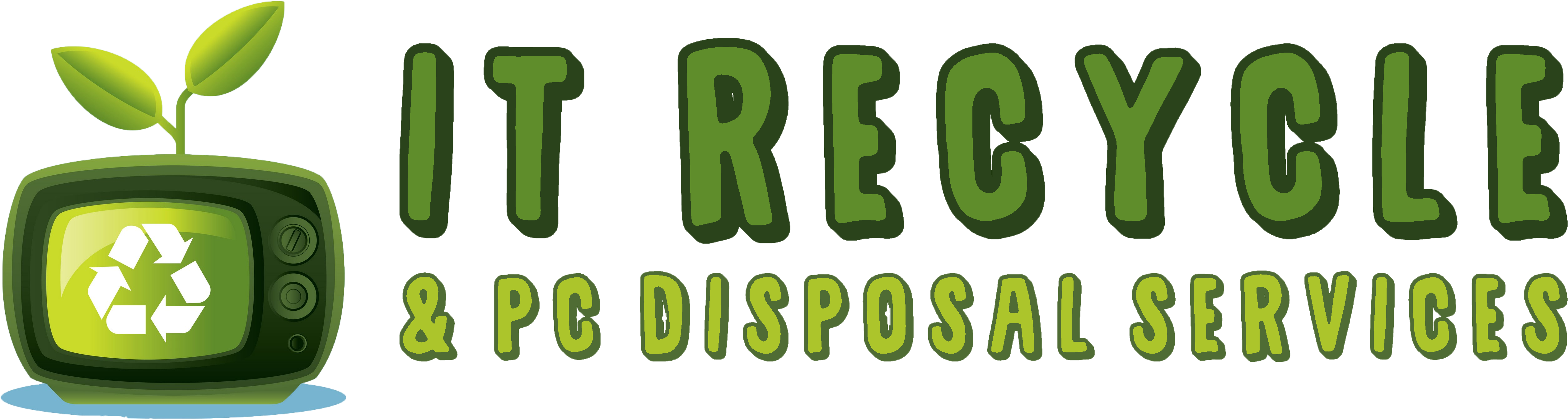 It Recycle & Pc Disposal Services - Tv Recycling (5072x1368), Png Download
