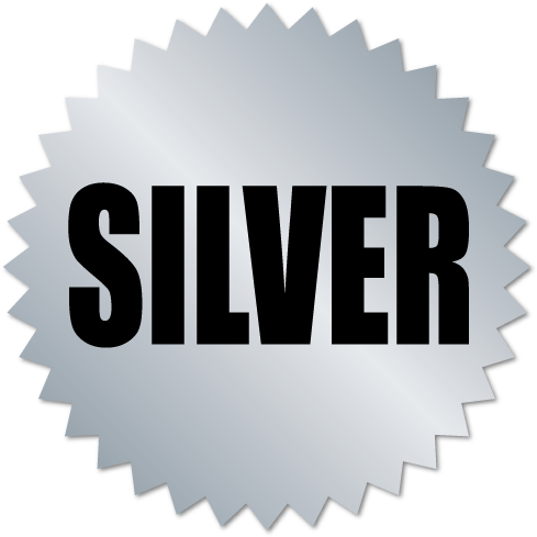 Silver Award Stickers - Silver Award (500x500), Png Download