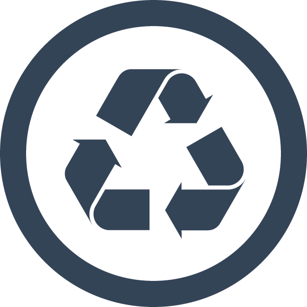 Acc Rigid Plastics - Trash And Recycle Sign (600x600), Png Download