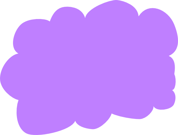 Clip Arts Related To - Purple Cloud Clipart (600x454), Png Download