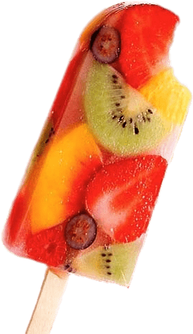 Food - Popsicles - Fruit Ice Cream Stick (490x484), Png Download