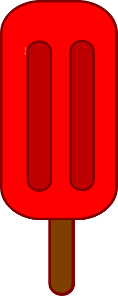 Original Png Clip Art File Red Popsicle Svg Images (240x597), Png Download