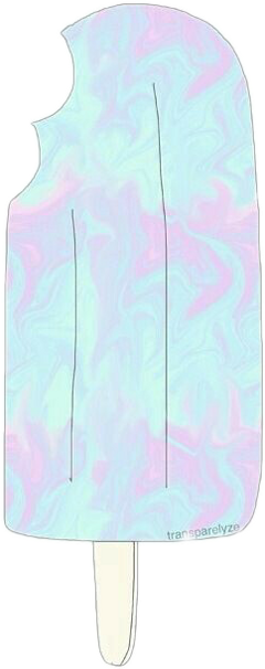 Popsicle Watercolor Pastel Yum Pink Freetoedit - Watercolor Painting (240x606), Png Download