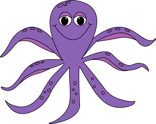 Clipart Octopus Clip Art Image Free Png - Octopus Clip Art (500x397), Png Download