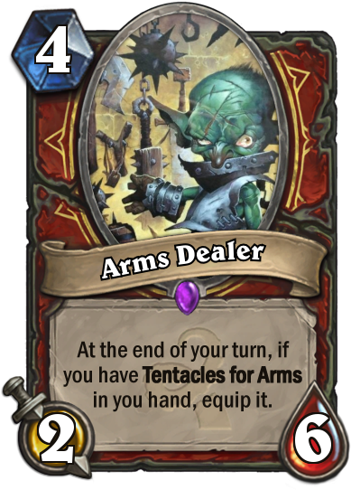 A Way To Make Tentacles For Arms A Little More Viable - Hearthstone Mech C Thun (400x543), Png Download