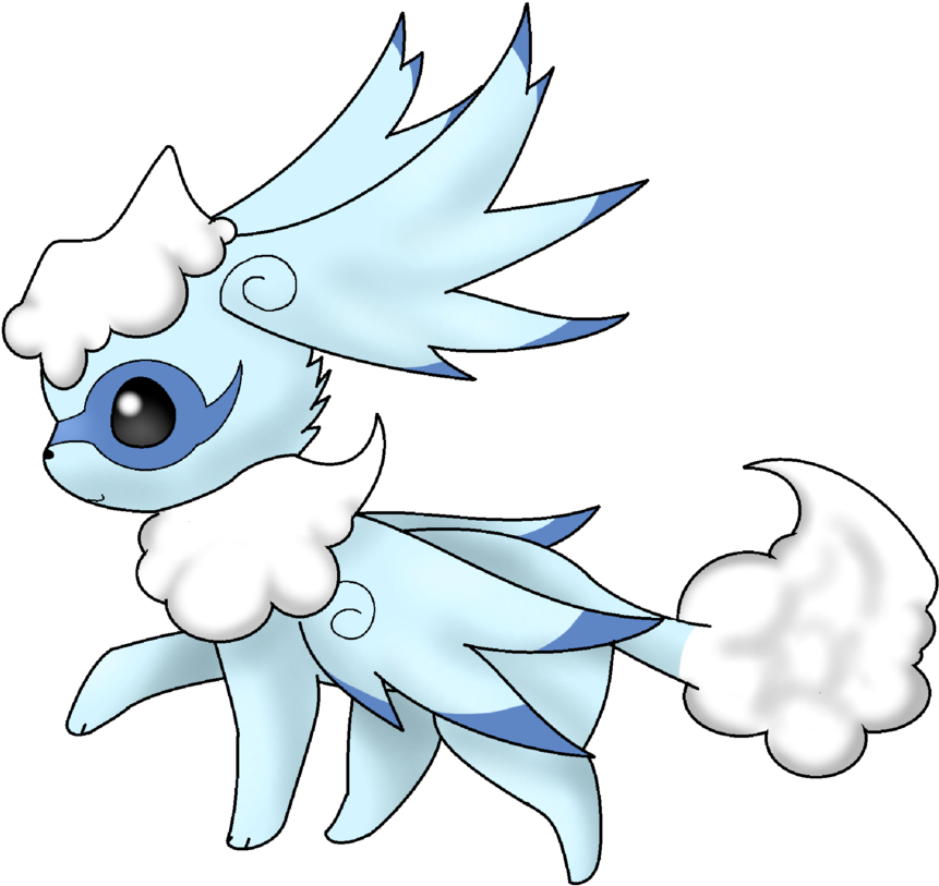 Cloud - Flying Type Eeveelution (900x846), Png Download