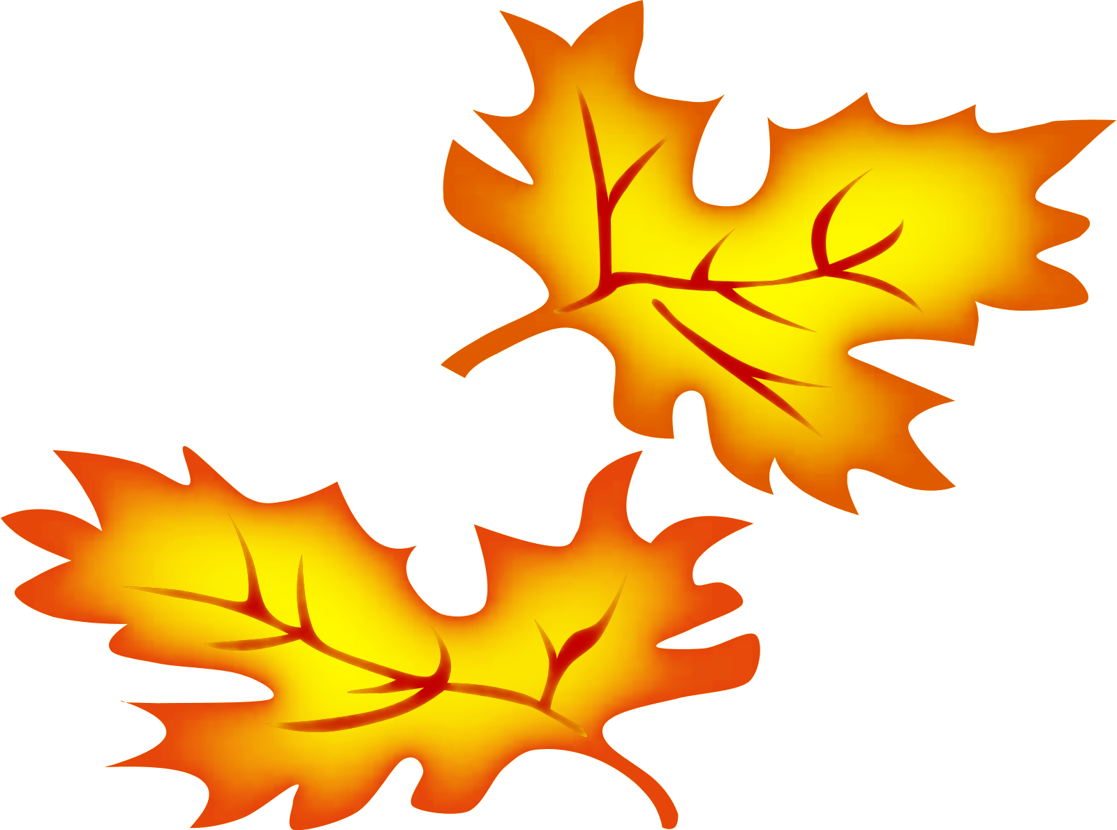 Maple Leaf Clipart Autumn Leaves - Fall Leaves Clip Art (1600x1189), Png Download