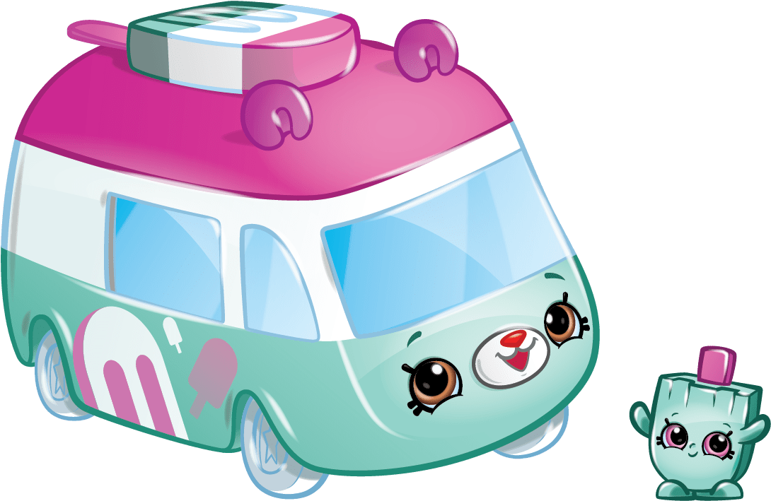 Shopkins Season - Cutie Cars Shopkins S1 3pk - Freezy Riders (1201x1032), Png Download
