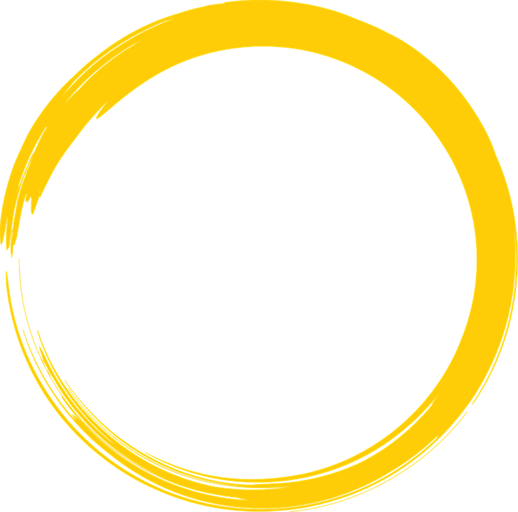 Free Image On Pixabay Yellow Round Paint - Paint Brush Circle Png (729x720), Png Download