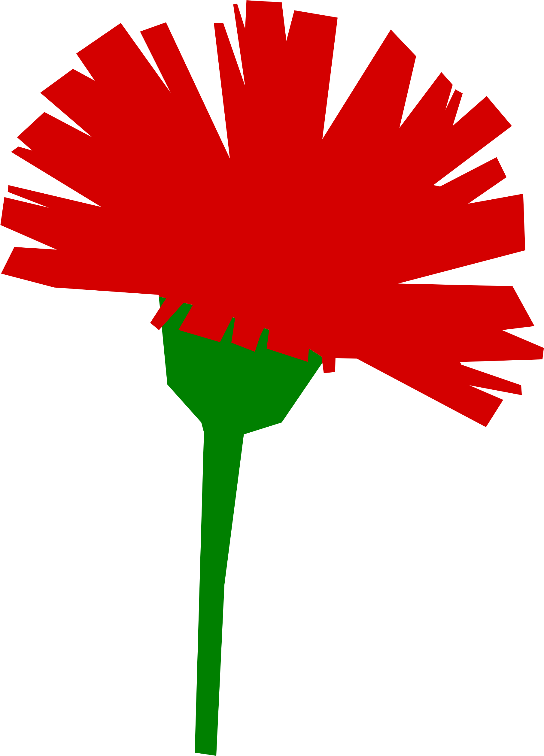 Open - Carnation Icon (2000x2781), Png Download