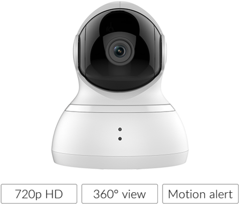 Yi Dome Camera 720p - Yi 1080p Home Camera (480x480), Png Download