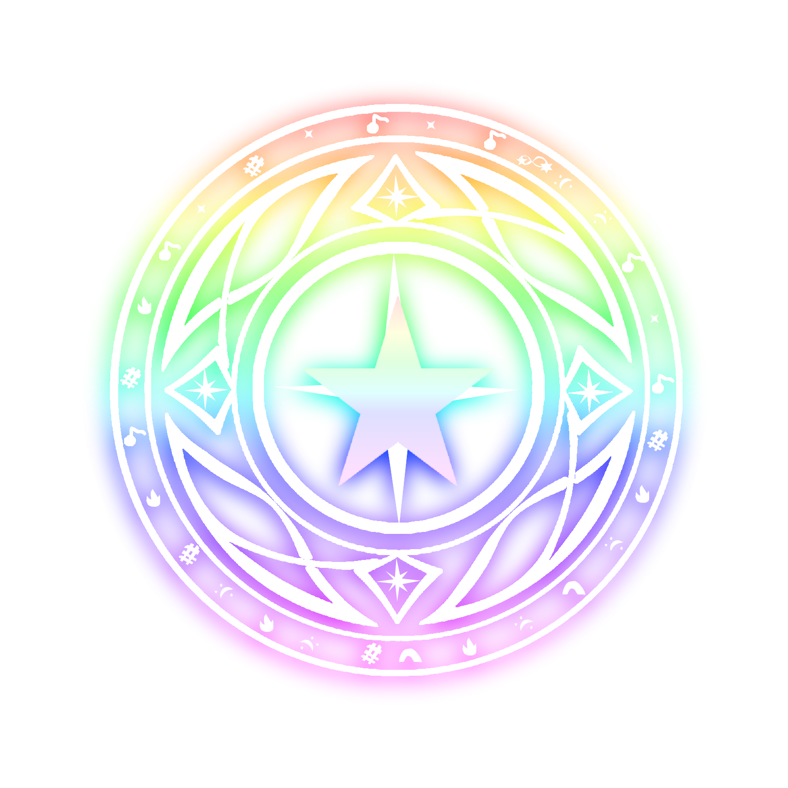 , Magic Rainbow - Android (1600x1600), Png Download