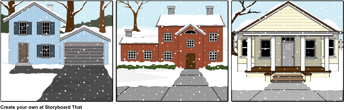 Out Side Snowing - Storyboard (1164x385), Png Download