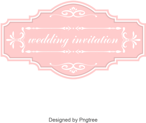 Pink Wedding Label Design L Vector, Wedding Labels, - Wedding (360x360), Png Download