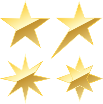 Download Vector Star - Gold Star Vector | Transparent PNG Download ...
