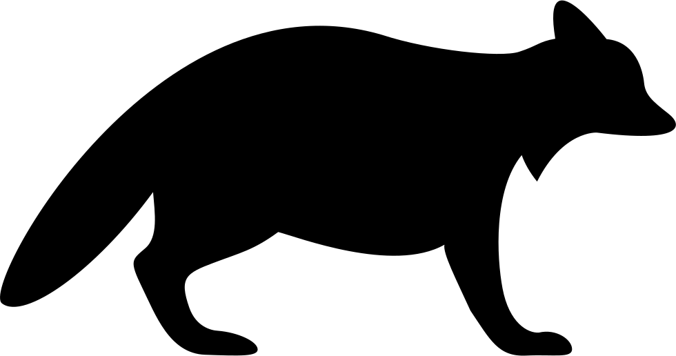 Racoon Png Royalty Free Library Tail - Raccoon Silhouette Png (980x516), Png Download
