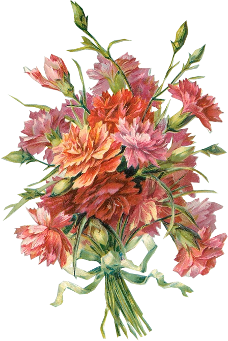 Https - //blackwidow12 - Files - Wordpress - Com/2013/08/ - Vintage Flower Buquet Png (600x700), Png Download