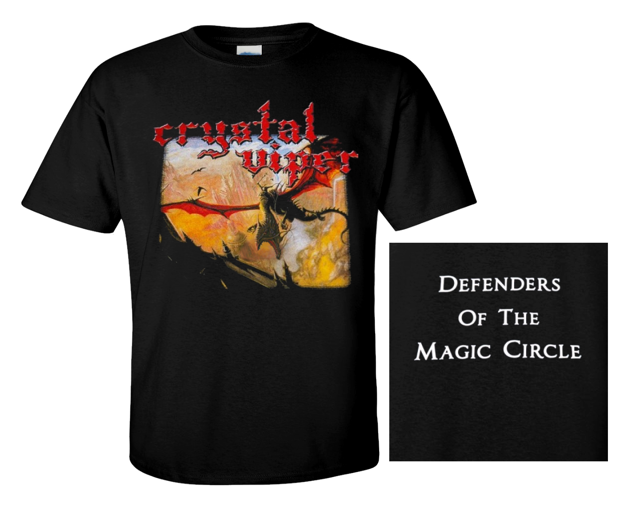 Crystal Viper Official T-shirt Defenders Of The Magic - Crystal Viper - Defenders Of The Magic Circle (1250x1250), Png Download