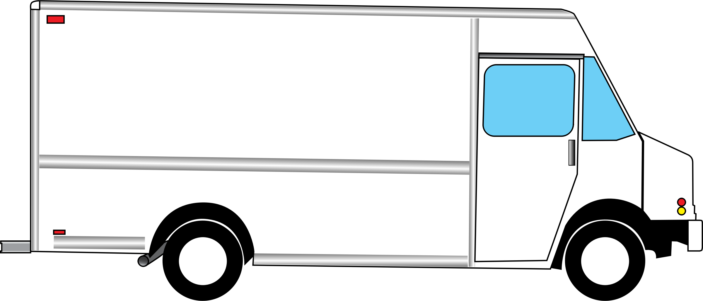 Jpg Stock Collection Of Drawing High Quality Free - Food Truck Png (2400x1028), Png Download