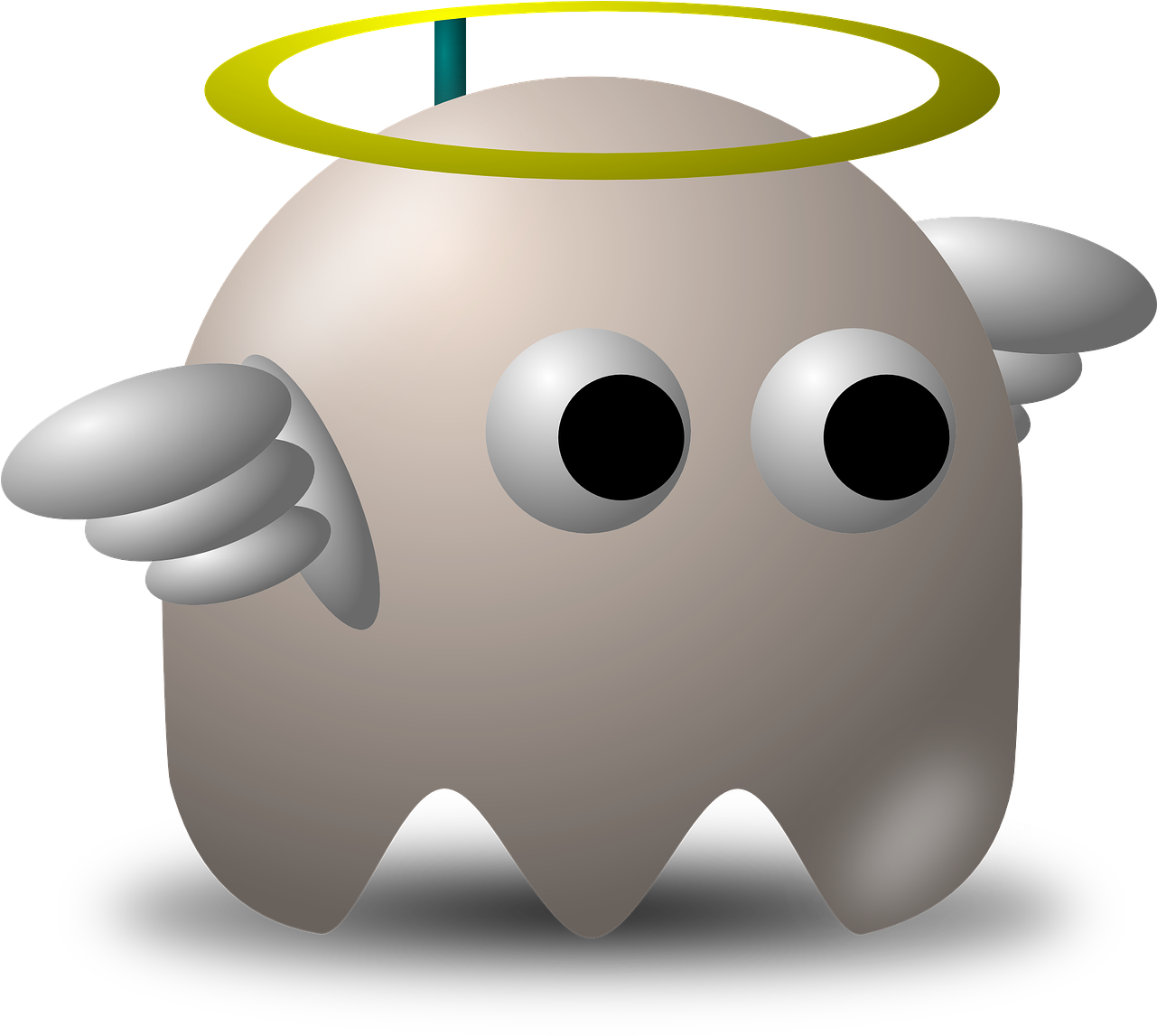 Game,arcade,funny,angel - Funny Pacman (1280x1156), Png Download