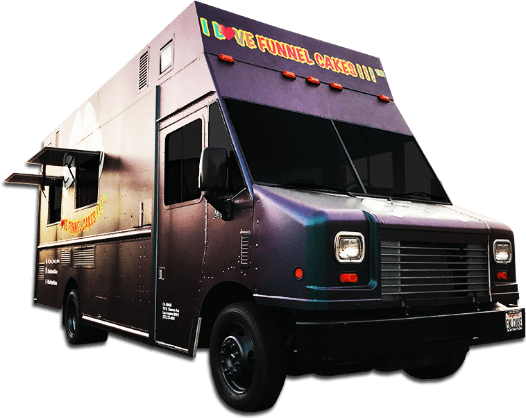 Food Truck Builds - Van (900x675), Png Download