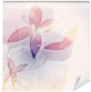 Fairy Butterflies / Romantic Floral Background Wall - Sacred Lotus (400x400), Png Download