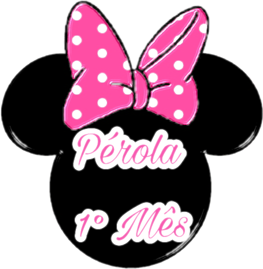 The Newest Michelle Vreko Stickers On Picsart Png Png - Silueta Cabeza Minnie (526x538), Png Download