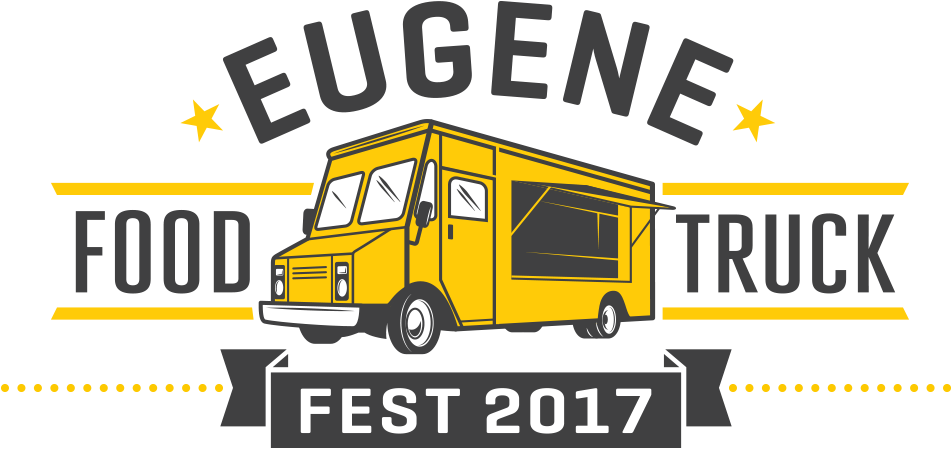 Eugene Food Truck Fest - Food Truck Event Logo (1000x539), Png Download