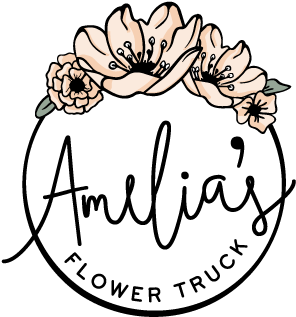 Amelia's Flower Truck - Amelias Flower Truck Logo (360x360), Png Download