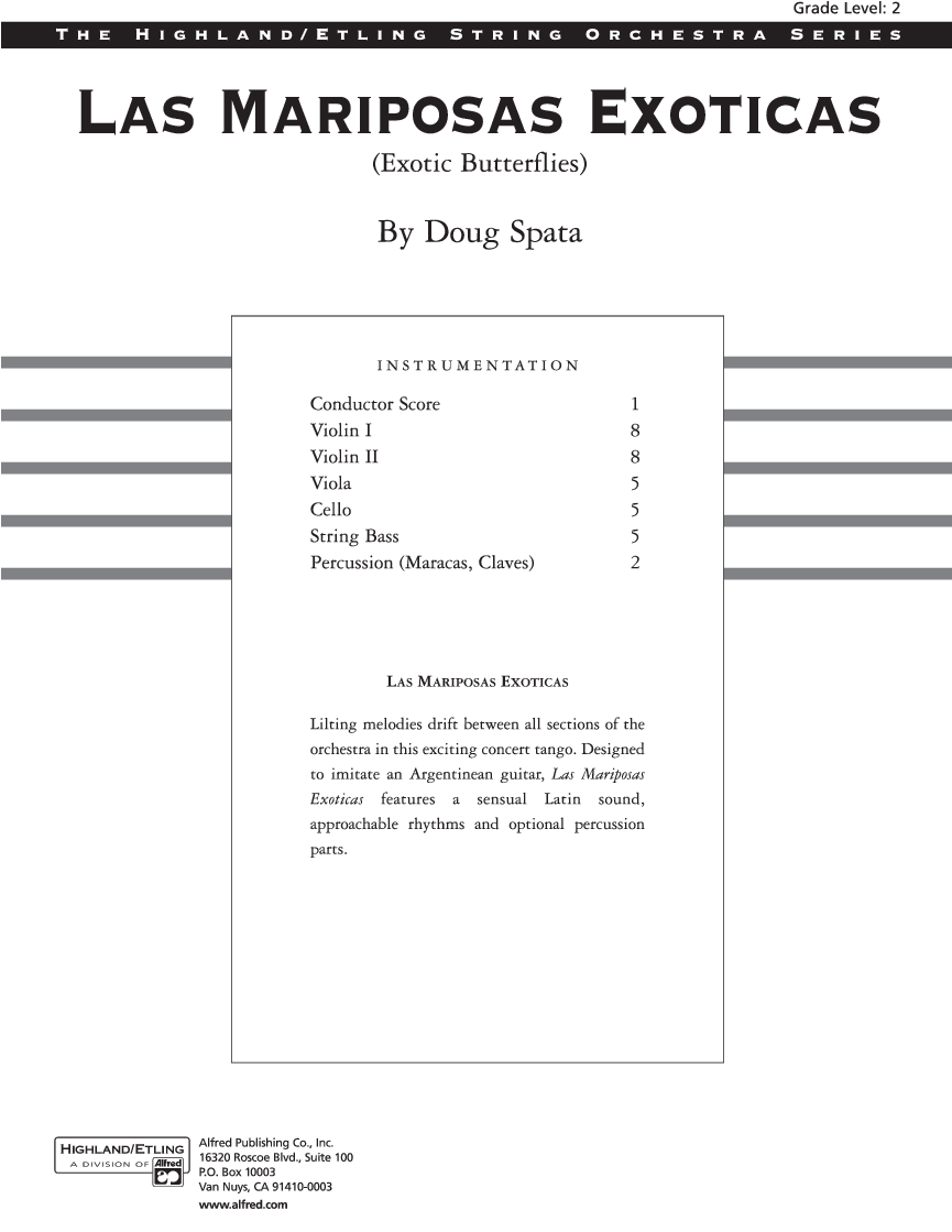 Las Mariposas Exoticas Thumbnail Las Mariposas Exoticas - Brandenburg Concerto No 4 Violin (864x1152), Png Download