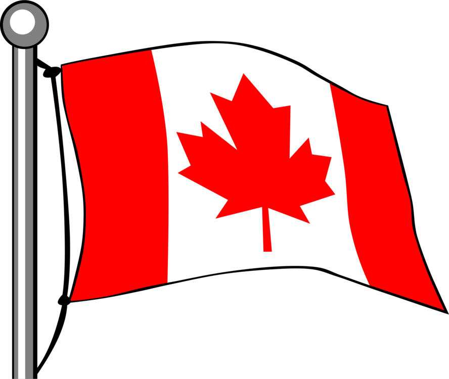 Canadian Flag Clipart Png (800x676), Png Download