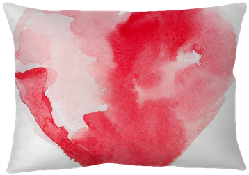 Love, Relationship, Art, Painting Pillow Cover • Pixers® - Corazon Acuarela (400x400), Png Download