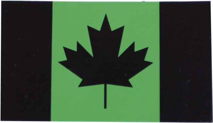 $0 - - Canadian Flag Patch Ir (800x800), Png Download