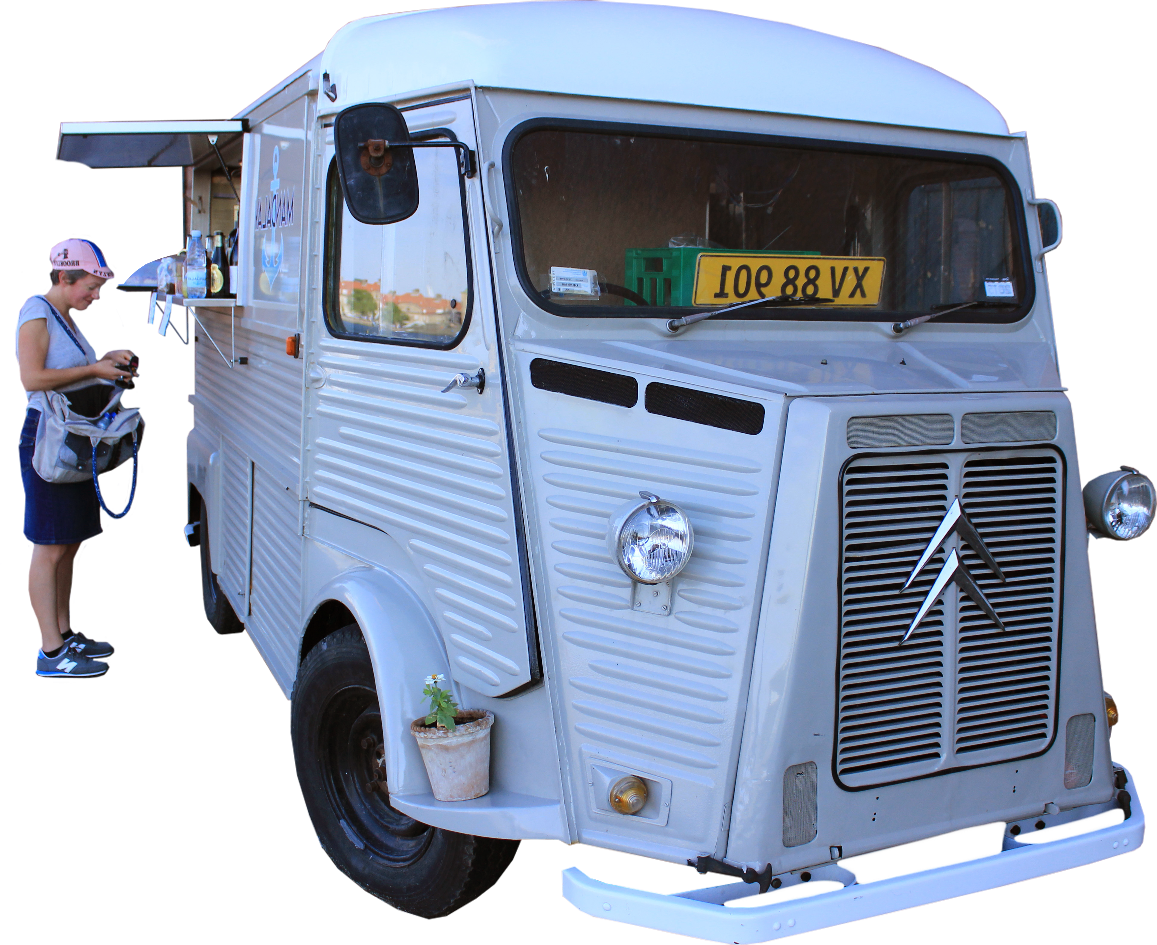 Citroen Food Truck - Food (4067x3111), Png Download
