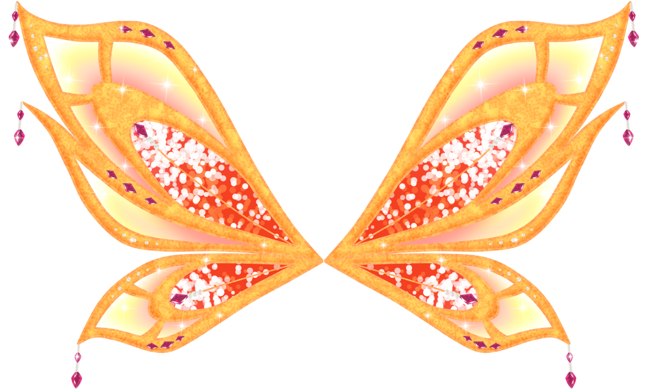Blaise Enchantix By Astralblu On Deviantart - Winx Club Orange Wings (1280x792), Png Download