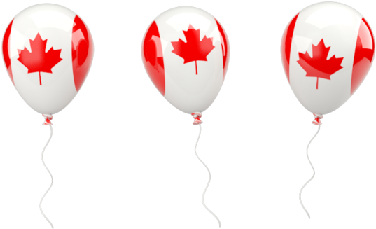 Illustration Of Flag Of Canada - Balloon (640x480), Png Download