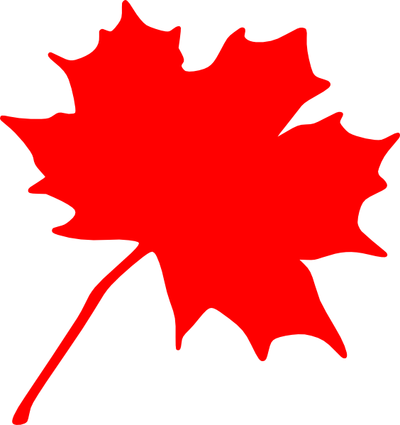 Canada Flag Clipart Leaf - Maple Leaf Clip Art Png (564x599), Png Download