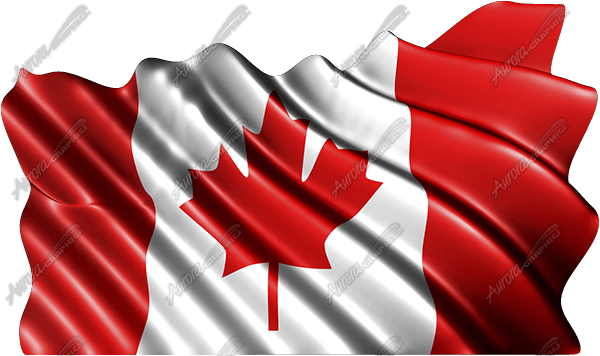 Waving Canadian Flag - Puerto Rico Flag Waving (600x356), Png Download