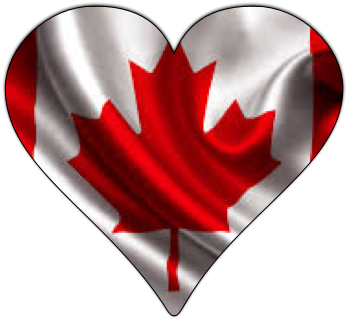 Canadaheartflag 540×380 Pixels - Canadian Fairy Tales [book] (540x380), Png Download