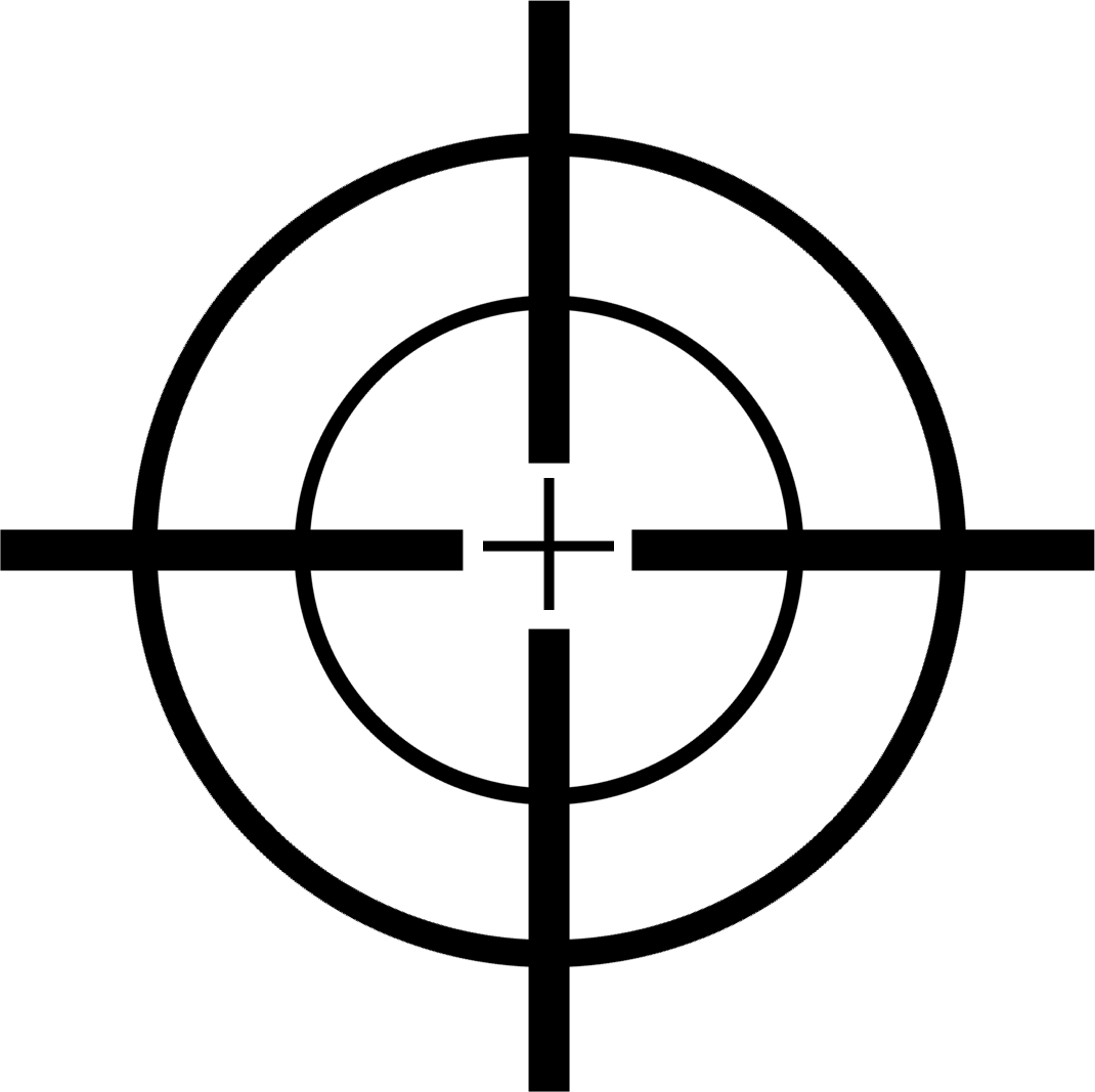 Crosshairs Png - Target Crosshairs (1070x1067), Png Download