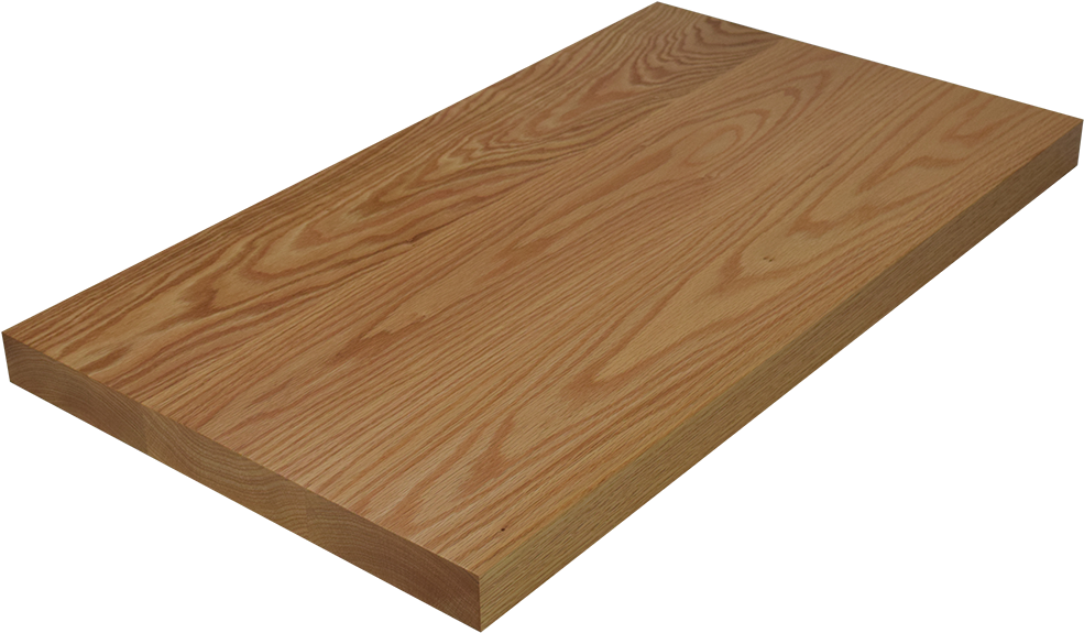Red Oak Wide Plank Countertop - Edge Grain Vs Blended Grain Butcher Block (1000x593), Png Download