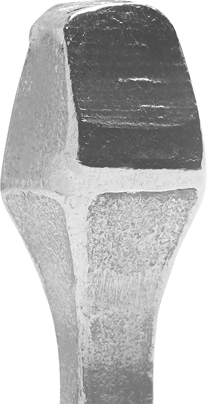 Mustad Rib Mustad Rib Hoof Nail, Head View - Monochrome (820x1600), Png Download