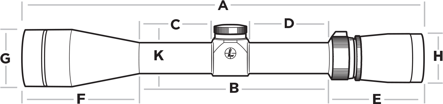 An Error Occurred - Leupold Mark 6 3 18 Dimensions (1500x380), Png Download
