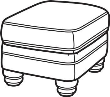 Ask For Our Best Price Bay Bridge Fabric Ottoman Without - Ottoman (350x350), Png Download